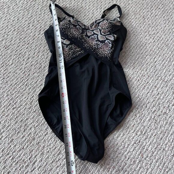Gottex Honduras Solid/Snake-Print One-Piece Bathing Suit - Picture 10 of 10